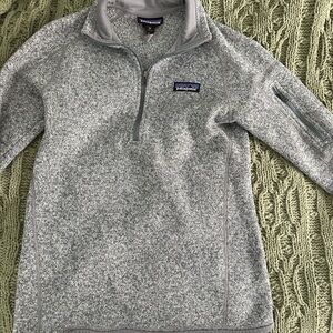Patagonia Gray Quarter-Zip Pullover